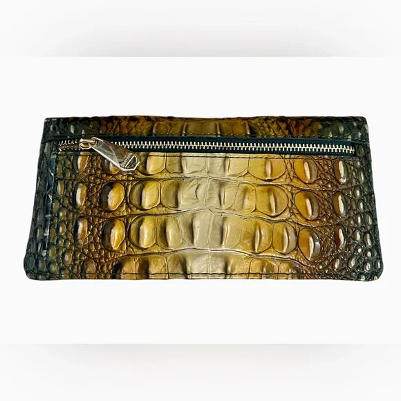 Brahmin Large Duxbury Bayleaf Ombre Satchel Handbag and Ady Wallet - SOLD OUT!!! - Picture 7 of 10